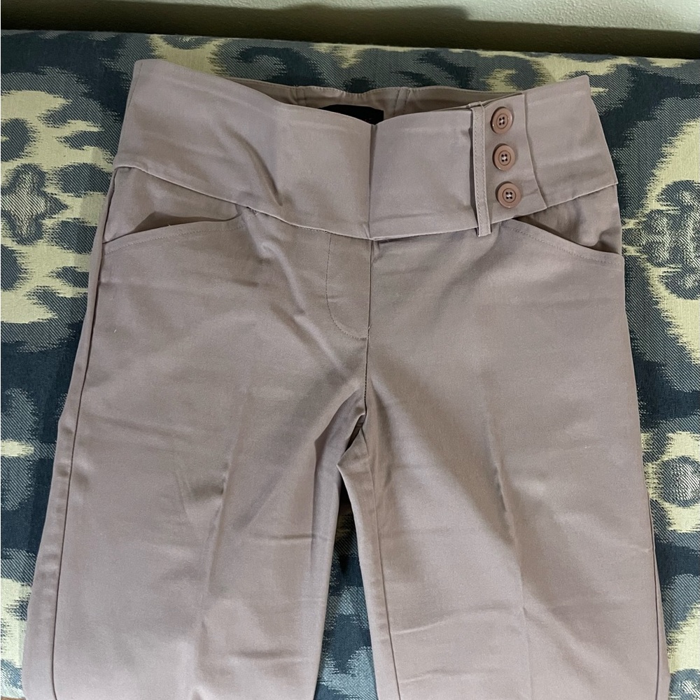 Rekucci crop dress pants lavender